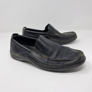 Cole Haan Mens Size 10 Black Tucker Venetian Loafer Slip On Comfort Casual Shoe